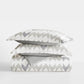 Chevron Sleep Patterned Reversible Duvet Cover Set
