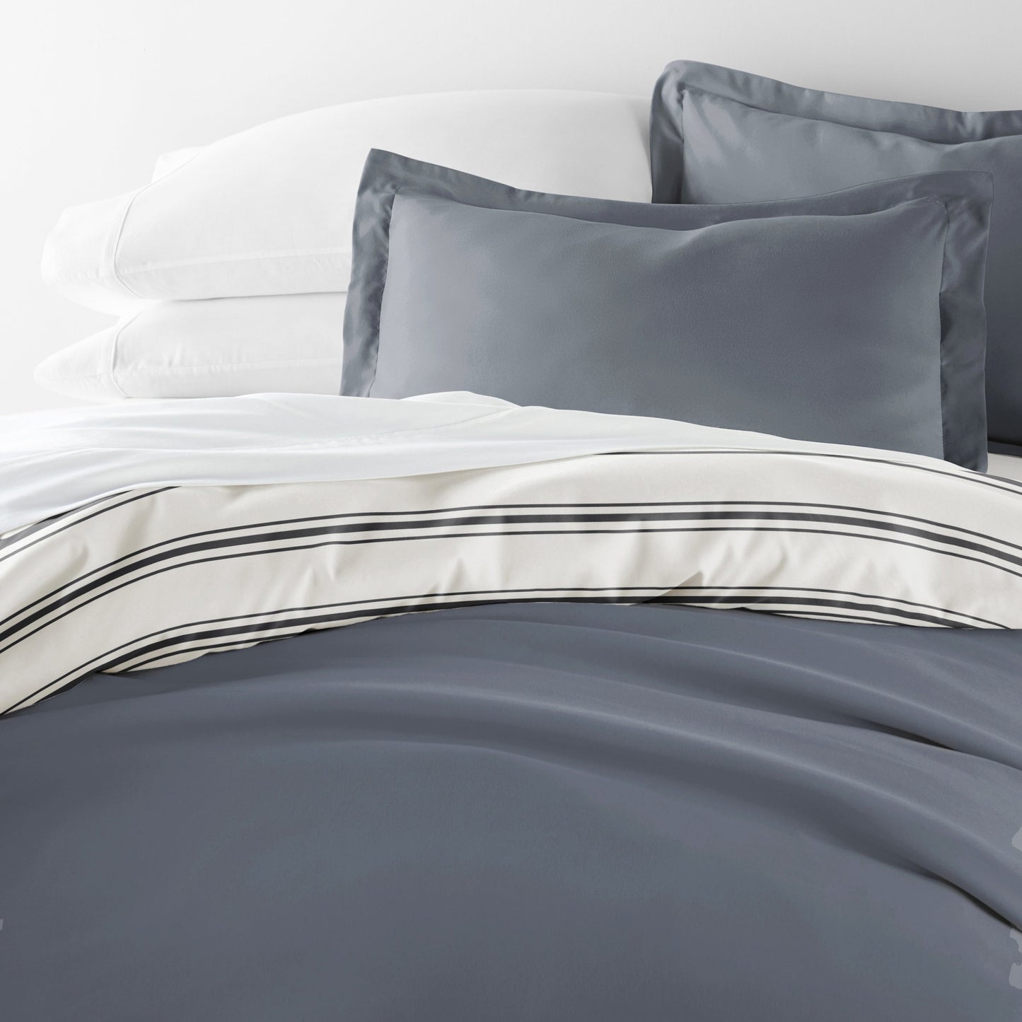 Desert Stripe Patterned Reversible Duvet Cover Set