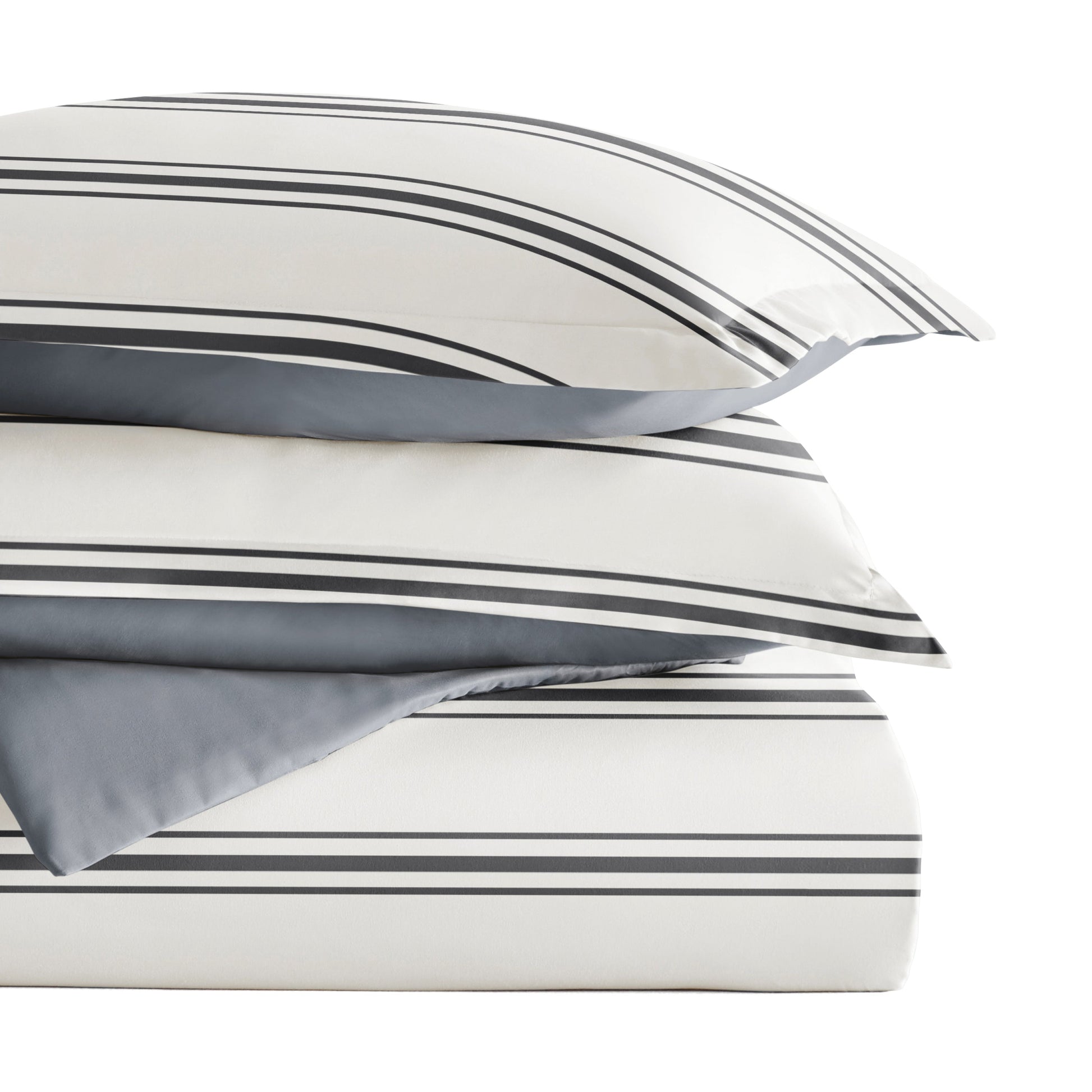 Desert Stripe Patterned Reversible Duvet Cover Set