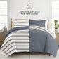 Desert Stripe Patterned Reversible Duvet Cover Set