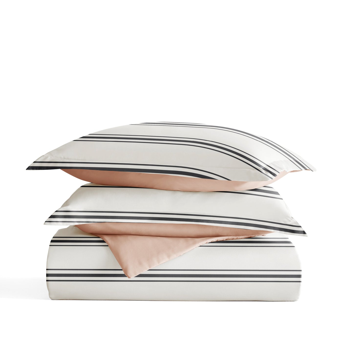 Desert Stripe Patterned Reversible Duvet Cover Set