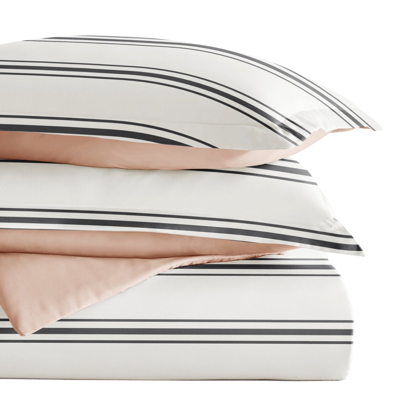 Desert Stripe Patterned Reversible Duvet Cover Set