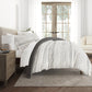 Etched Gate Patterned Reversible Duvet Cover Set