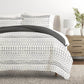 Etched Gate Patterned Reversible Duvet Cover Set