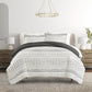 Etched Gate Patterned Reversible Duvet Cover Set