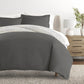 Etched Gate Patterned Reversible Duvet Cover Set