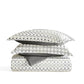 Etched Gate Patterned Reversible Duvet Cover Set