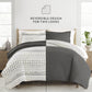 Etched Gate Patterned Reversible Duvet Cover Set