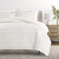 Harbor Stripe Patterned Reversible Duvet Cover Set