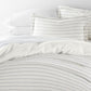 Harbor Stripe Patterned Reversible Duvet Cover Set
