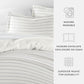Harbor Stripe Patterned Reversible Duvet Cover Set