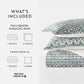 Modern Rustic Patterned Reversible Duvet Cover Set