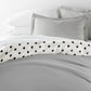Painted Polkadot Patterned Reversible Duvet Cover Set