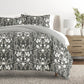 Secret Garden Patterned Reversible Duvet Cover Set