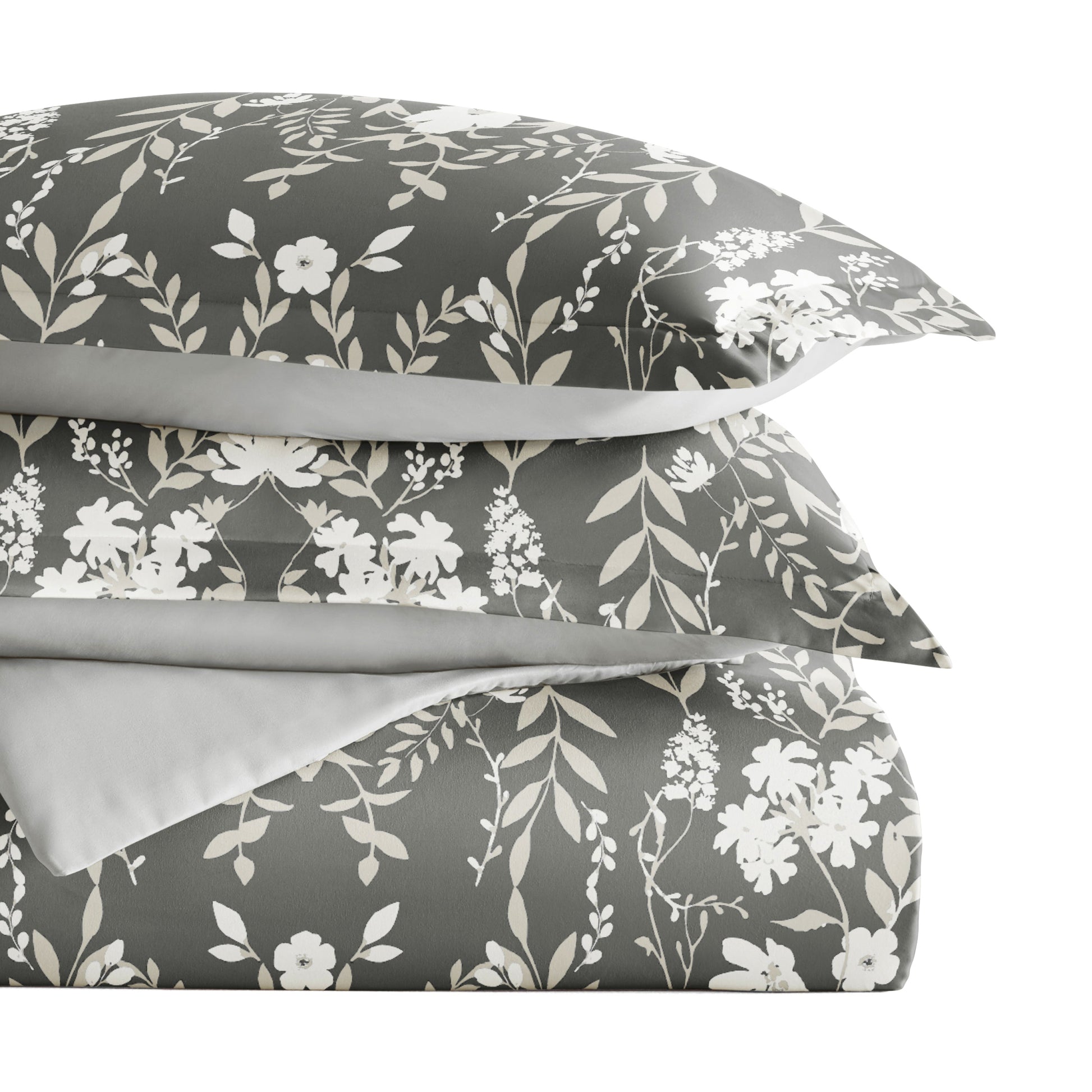 Secret Garden Patterned Reversible Duvet Cover Set