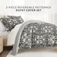 Secret Garden Patterned Reversible Duvet Cover Set