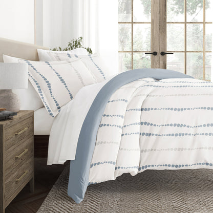 Urban Vibe Patterned Reversible Duvet Cover Set