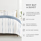 Urban Vibe Patterned Reversible Duvet Cover Set