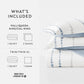Urban Vibe Patterned Reversible Duvet Cover Set