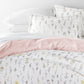 Wildflower Patterned Reversible Duvet Cover Set