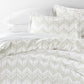Alps Chevron Patterned Duvet Cover Set