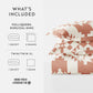 Adobe Diamond Patterned Duvet Cover Set
