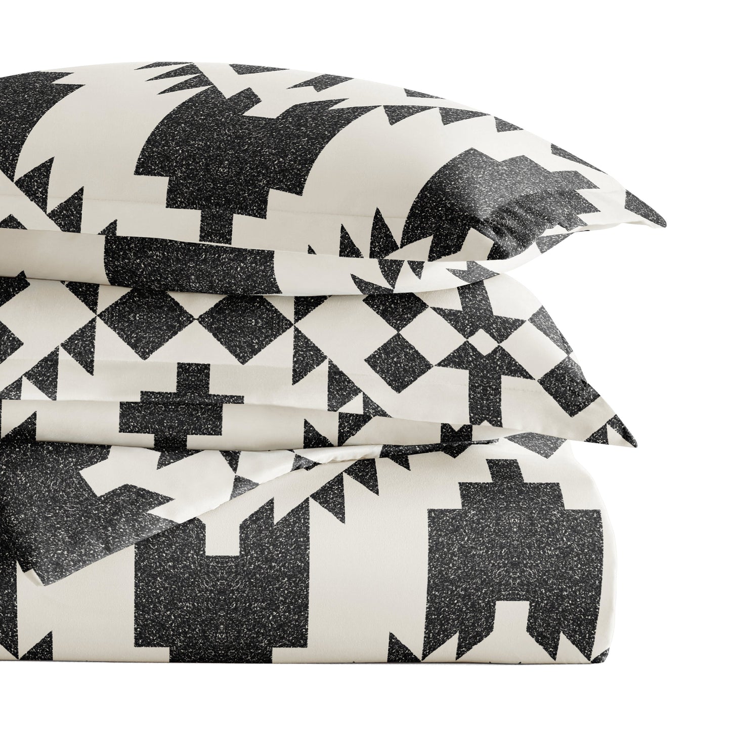 Adobe Diamond Patterned Duvet Cover Set