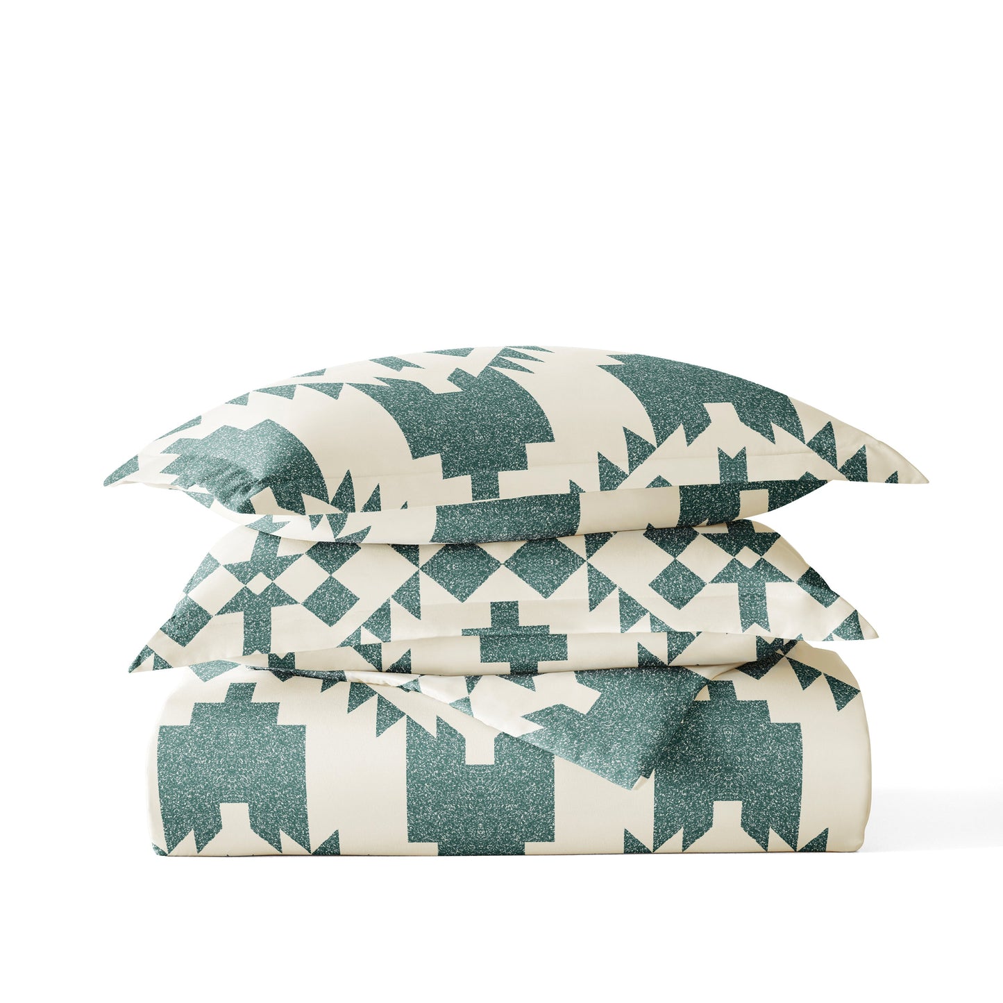 Adobe Diamond Patterned Duvet Cover Set