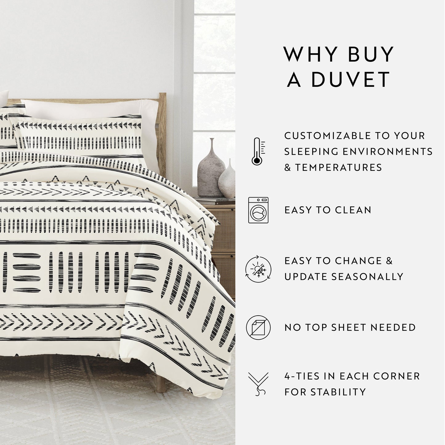Arrow Dreams Patterned Duvet Cover Set