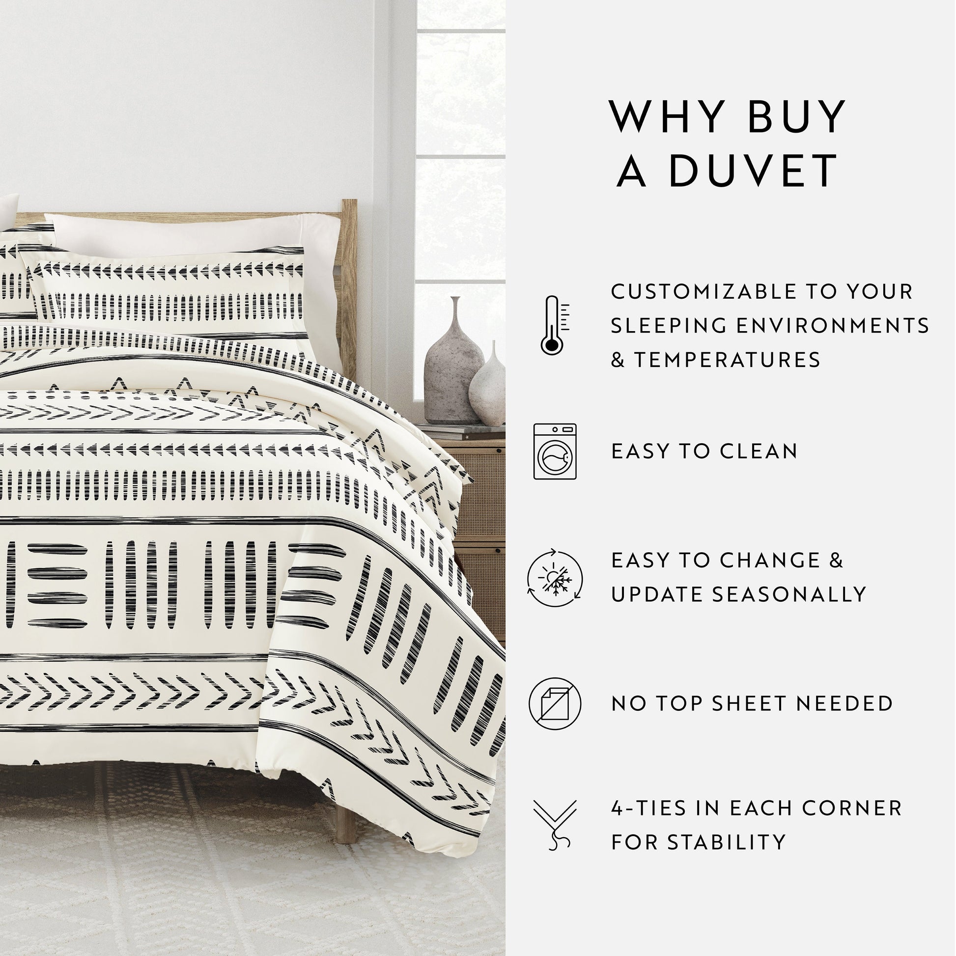 Arrow Dreams Patterned Duvet Cover Set