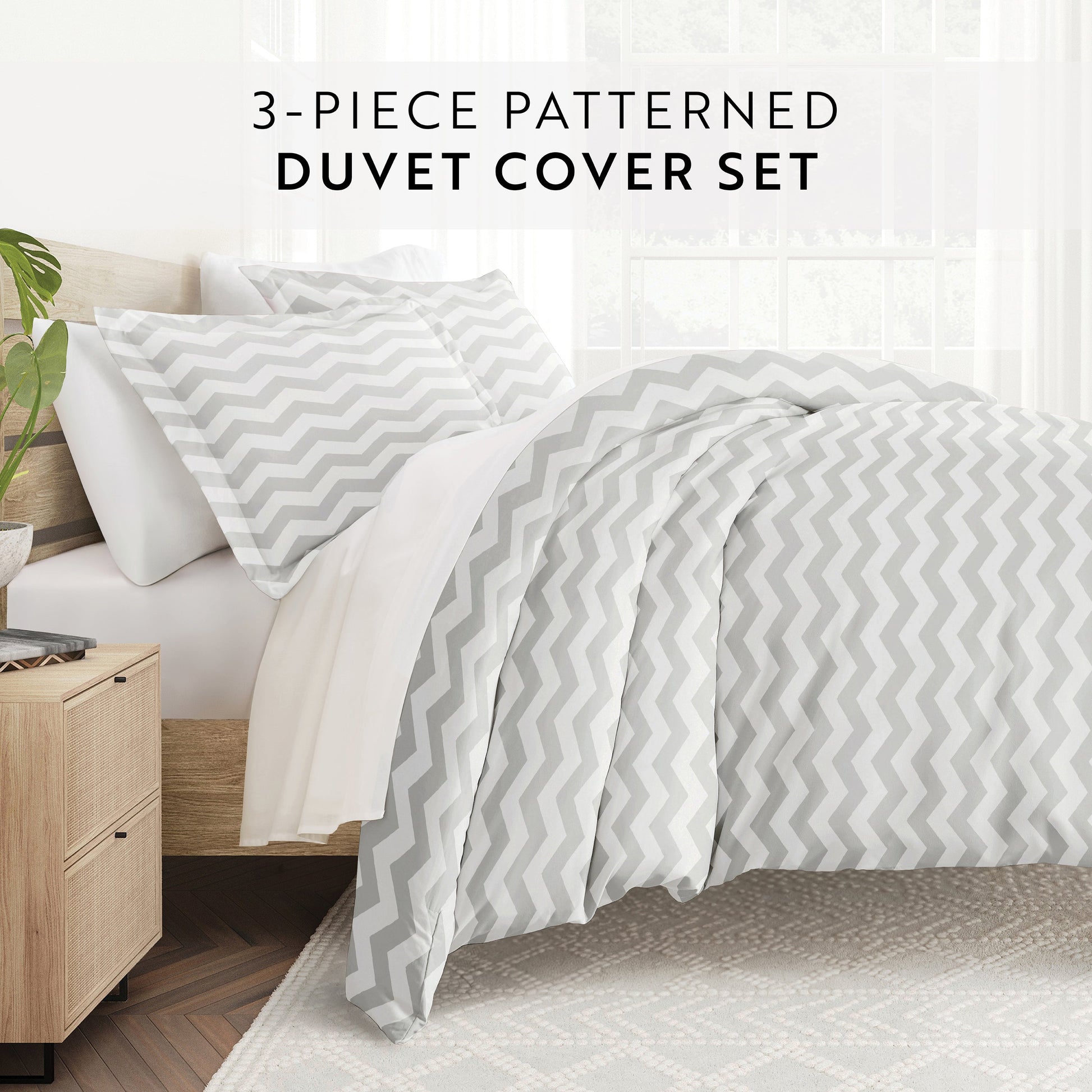 Arrow Patterned Duvet Cover Set