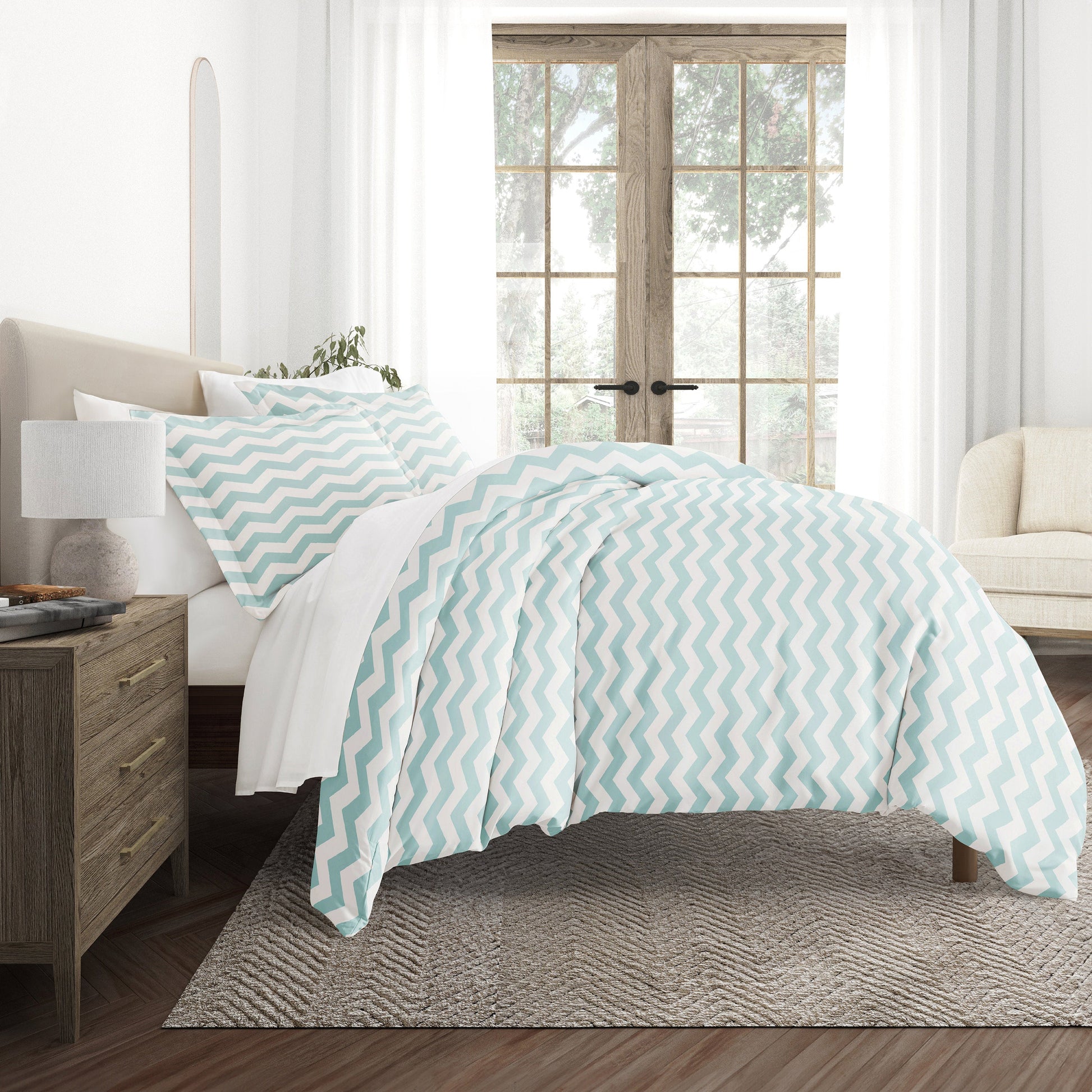 Arrow Patterned Duvet Cover Set