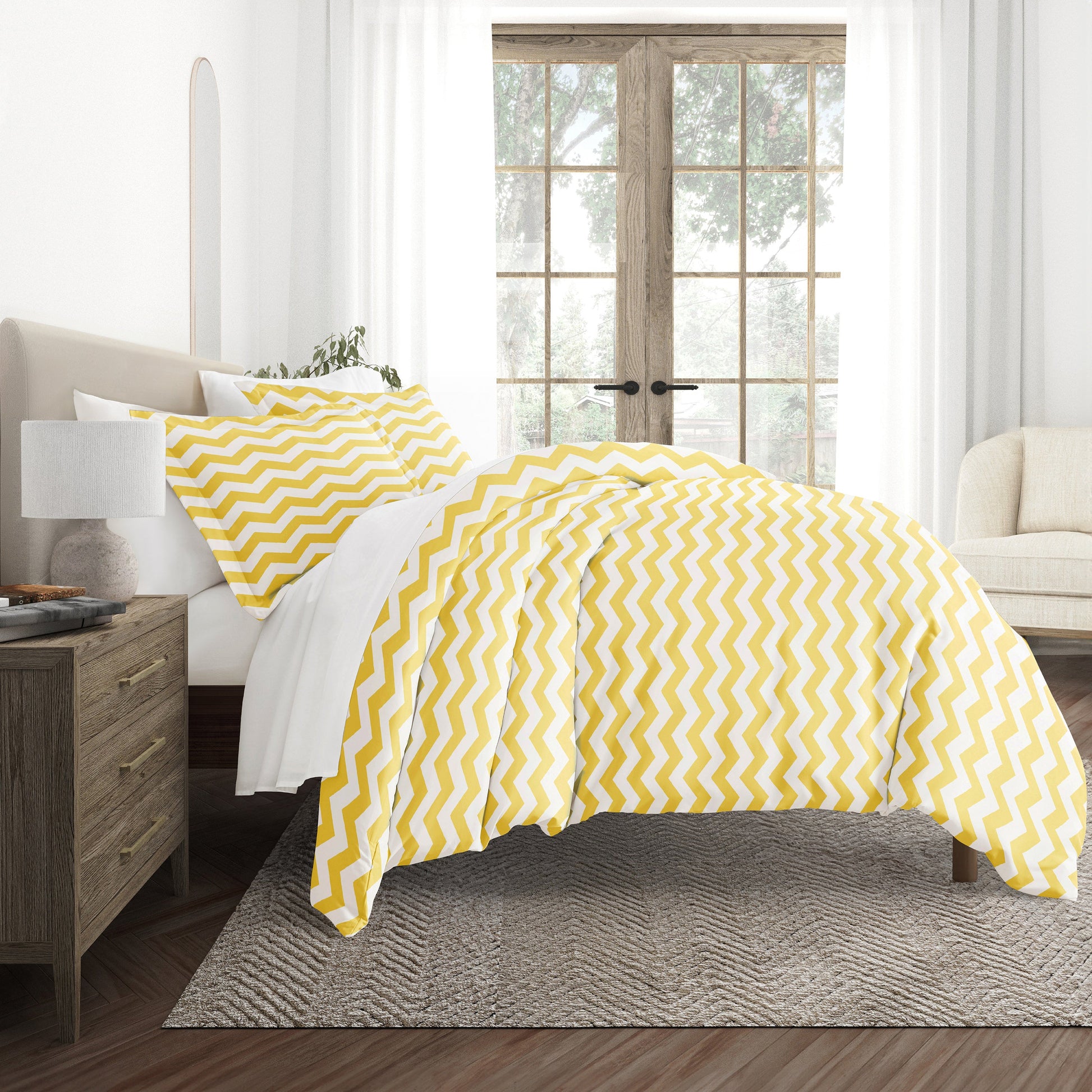 Arrow Patterned Duvet Cover Set