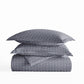 Blue Diamond Patterned Duvet Cover Set