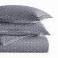 Blue Diamond Patterned Duvet Cover Set