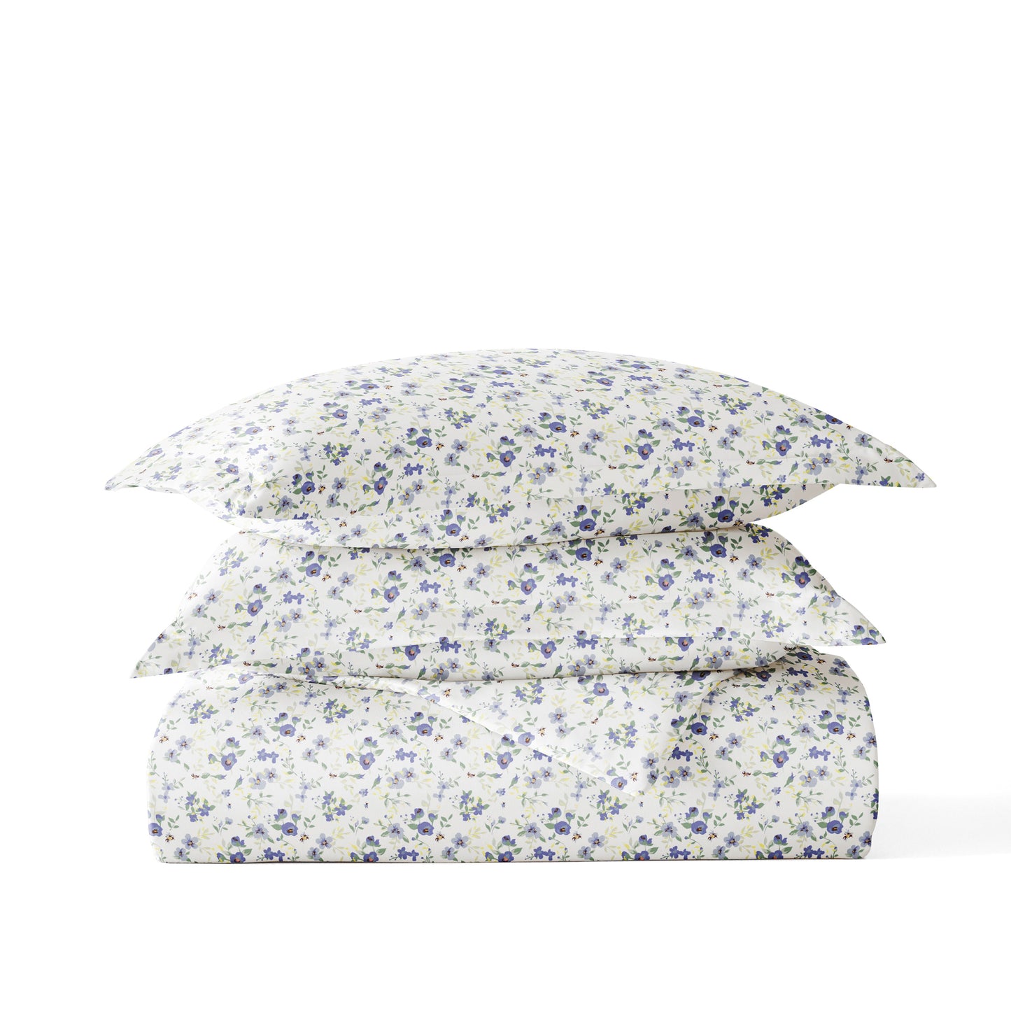 Blossoms Patterned Duvet Cover Set