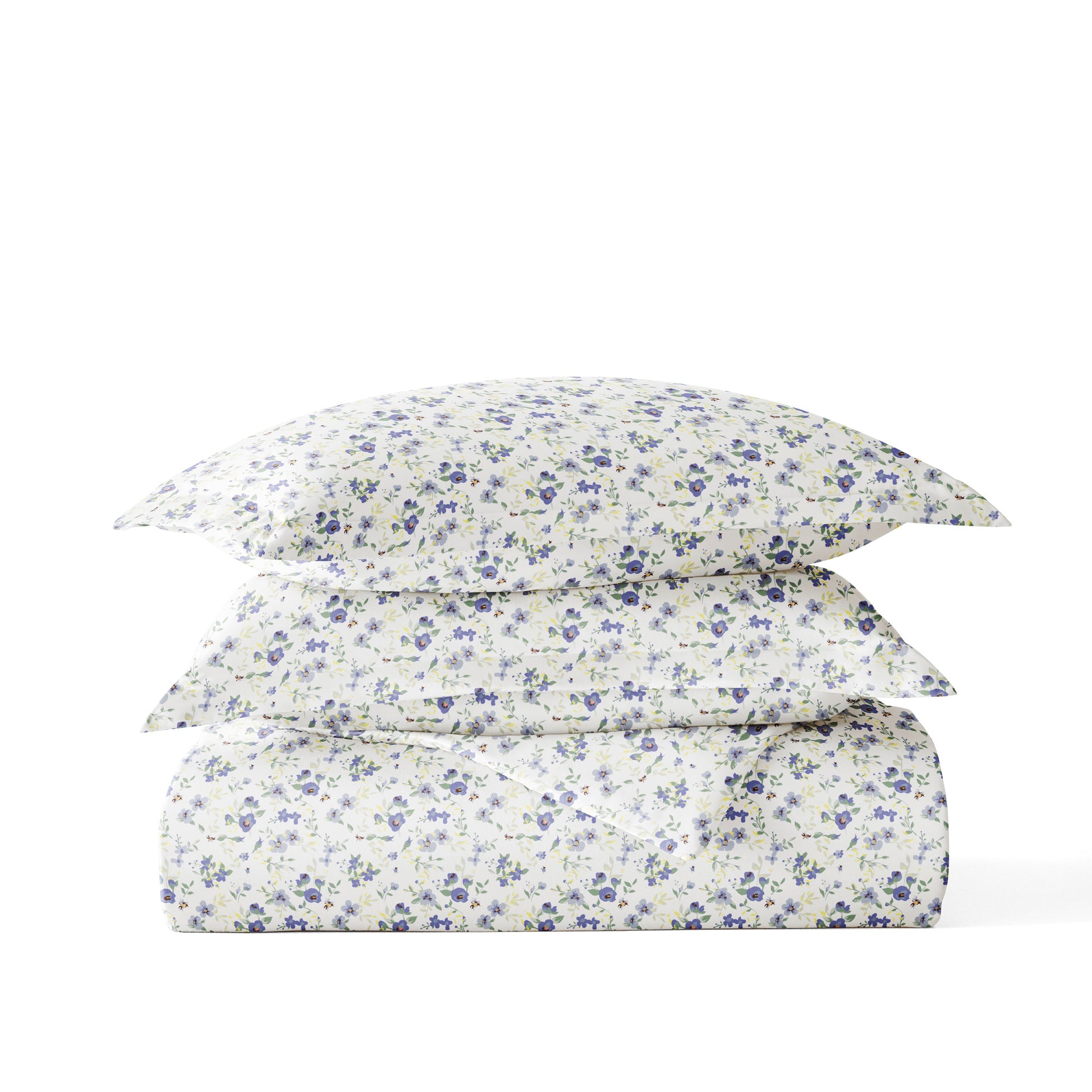 Blossoms Patterned Duvet Cover Set