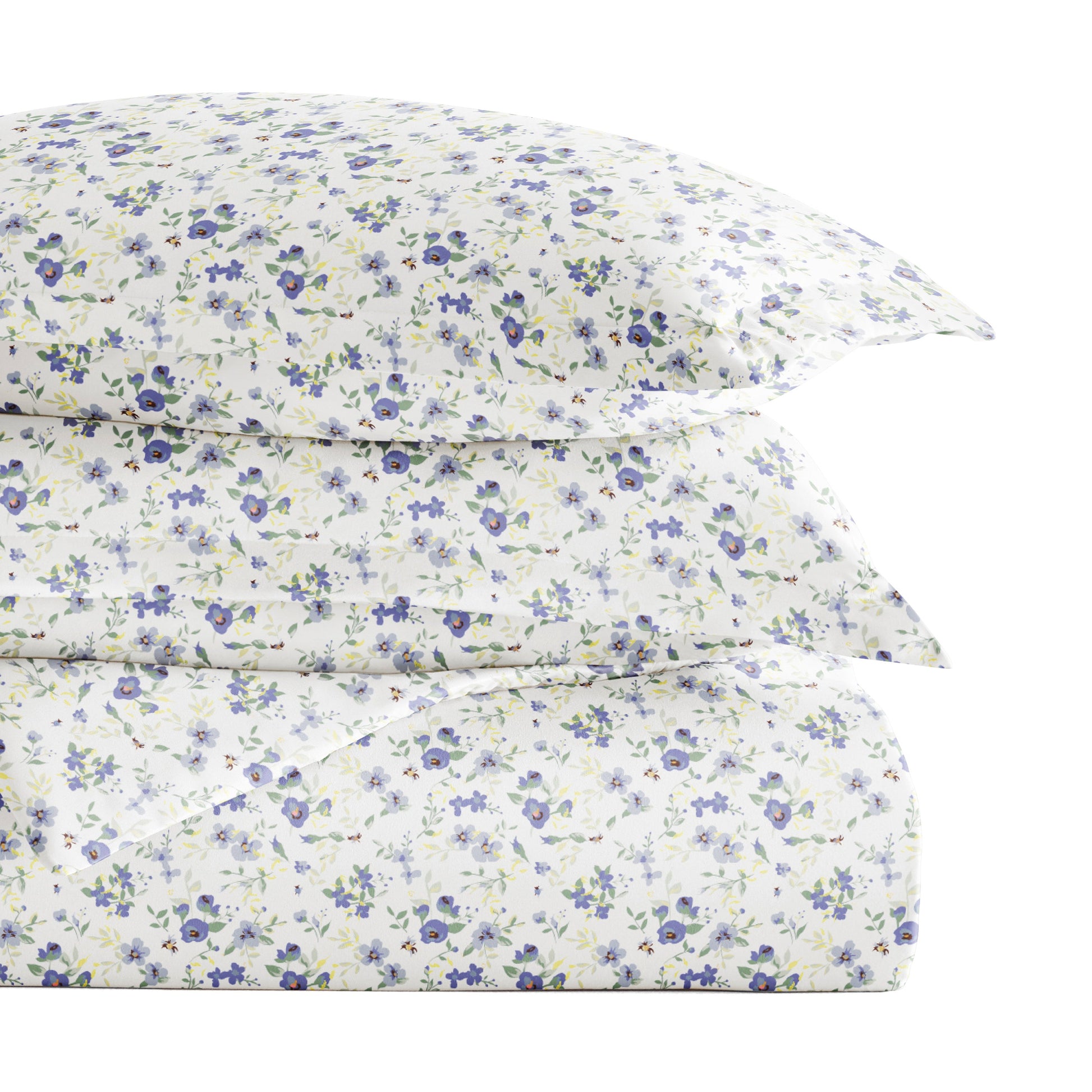 Blossoms Patterned Duvet Cover Set