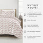 Blossoms Patterned Duvet Cover Set