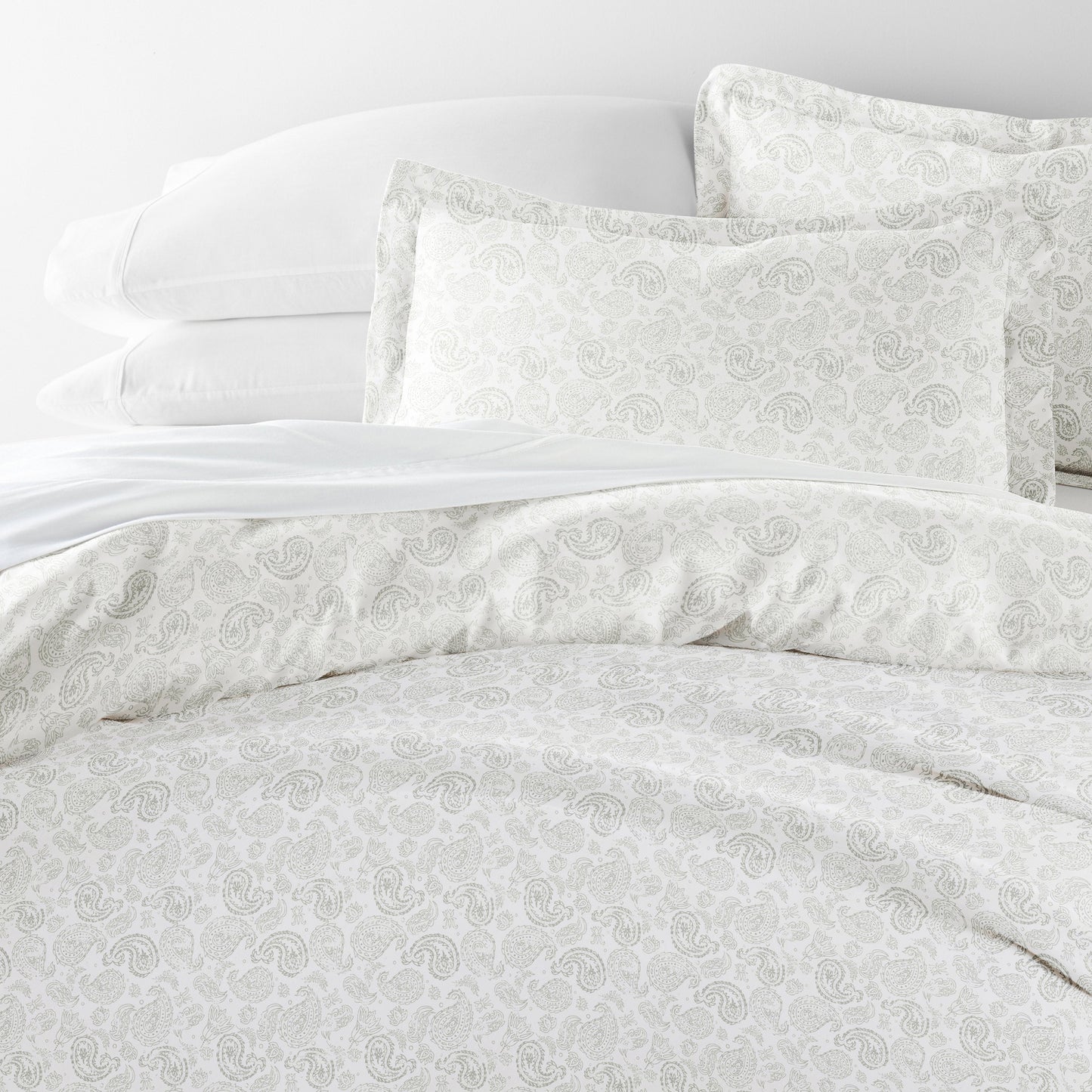 Coarse Paisley Patterned Duvet Cover Set