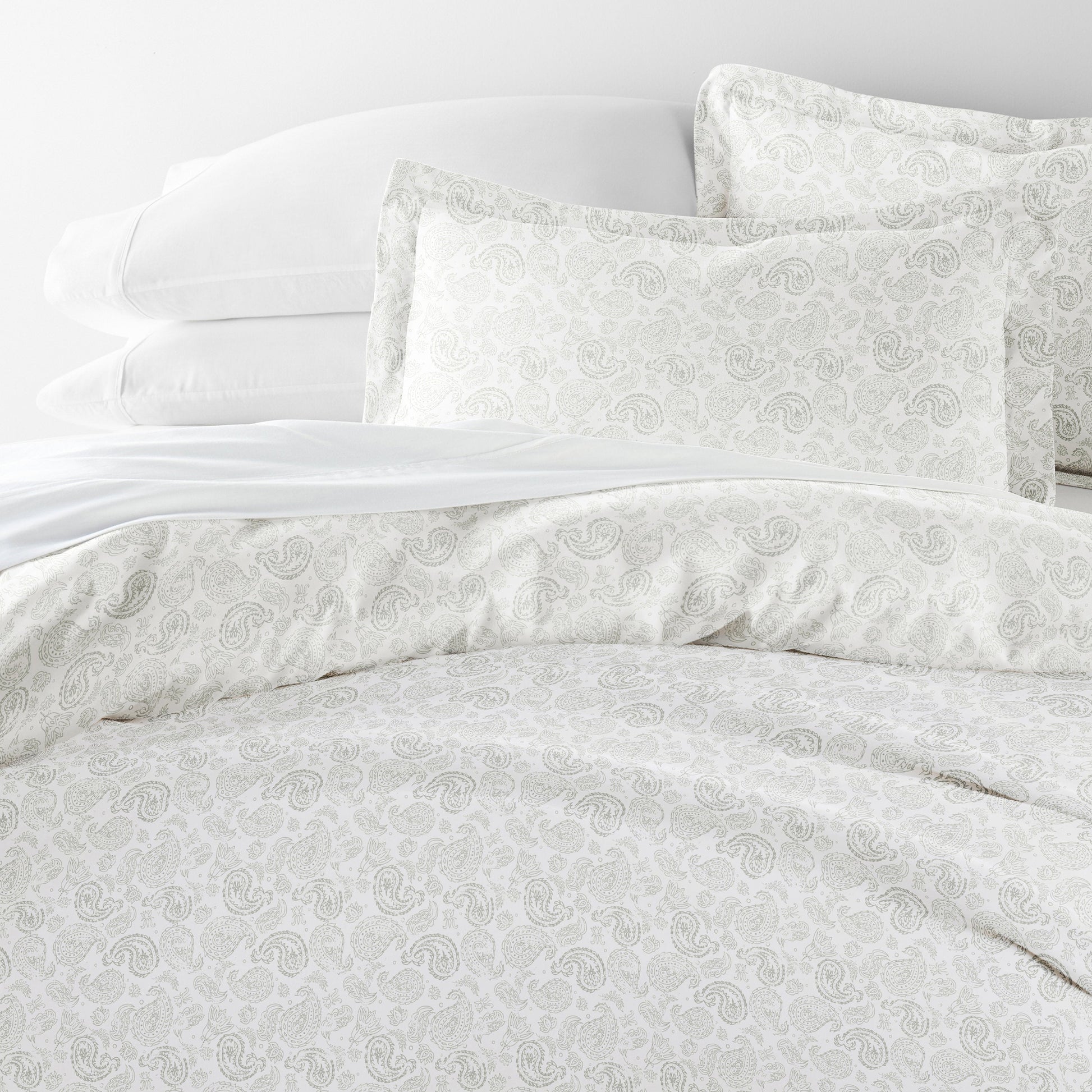 Coarse Paisley Patterned Duvet Cover Set