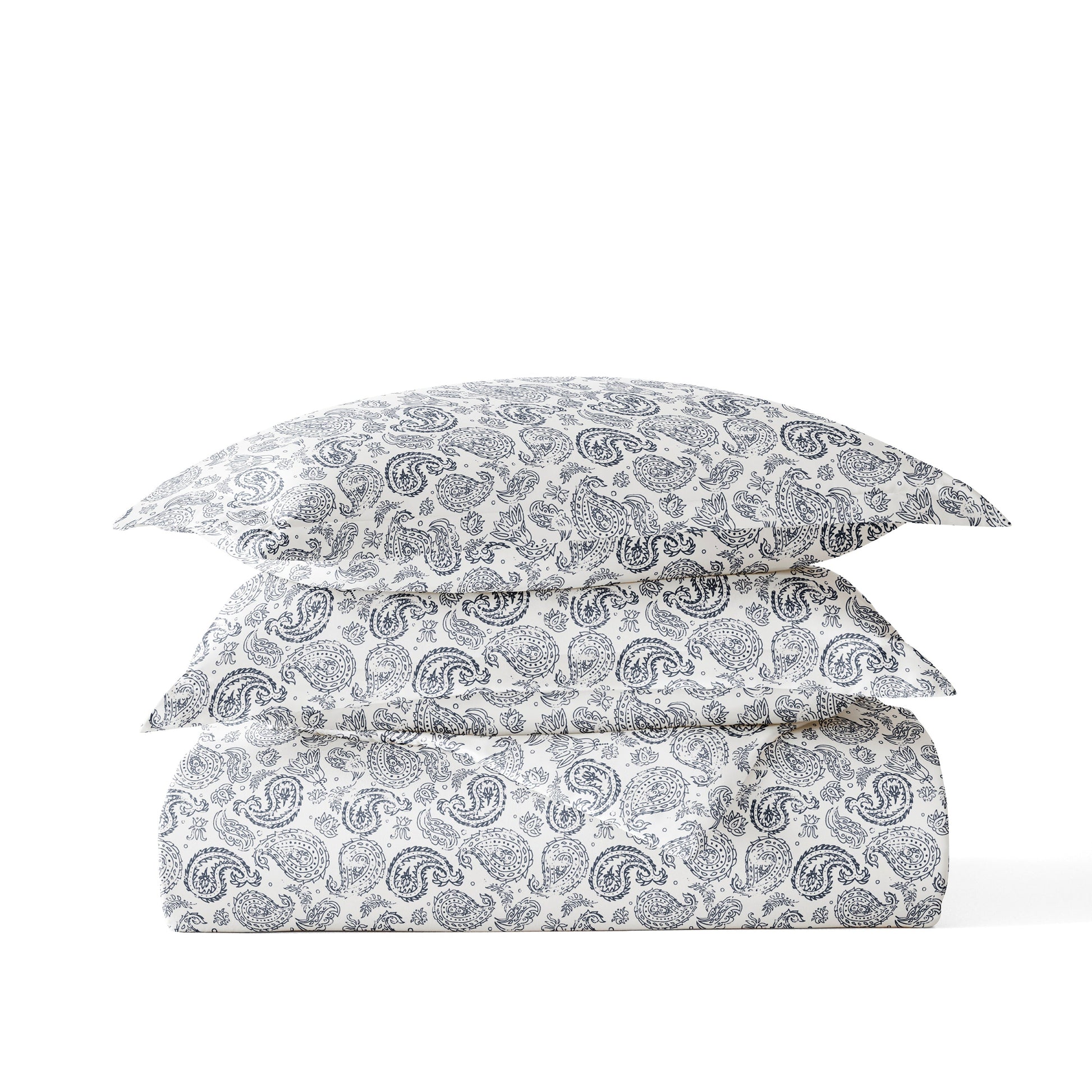 Coarse Paisley Patterned Duvet Cover Set