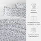 Coarse Paisley Patterned Duvet Cover Set