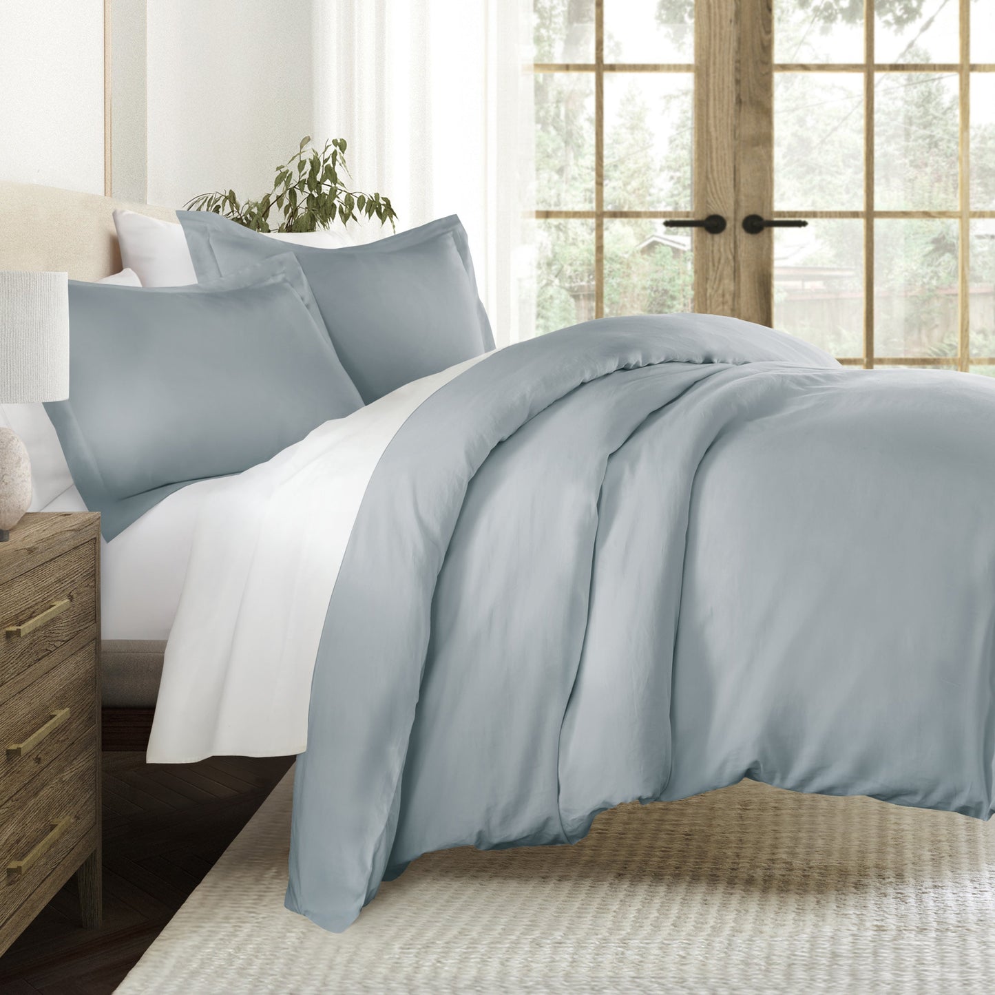 100% Long Staple Cotton Duvet Cover Set