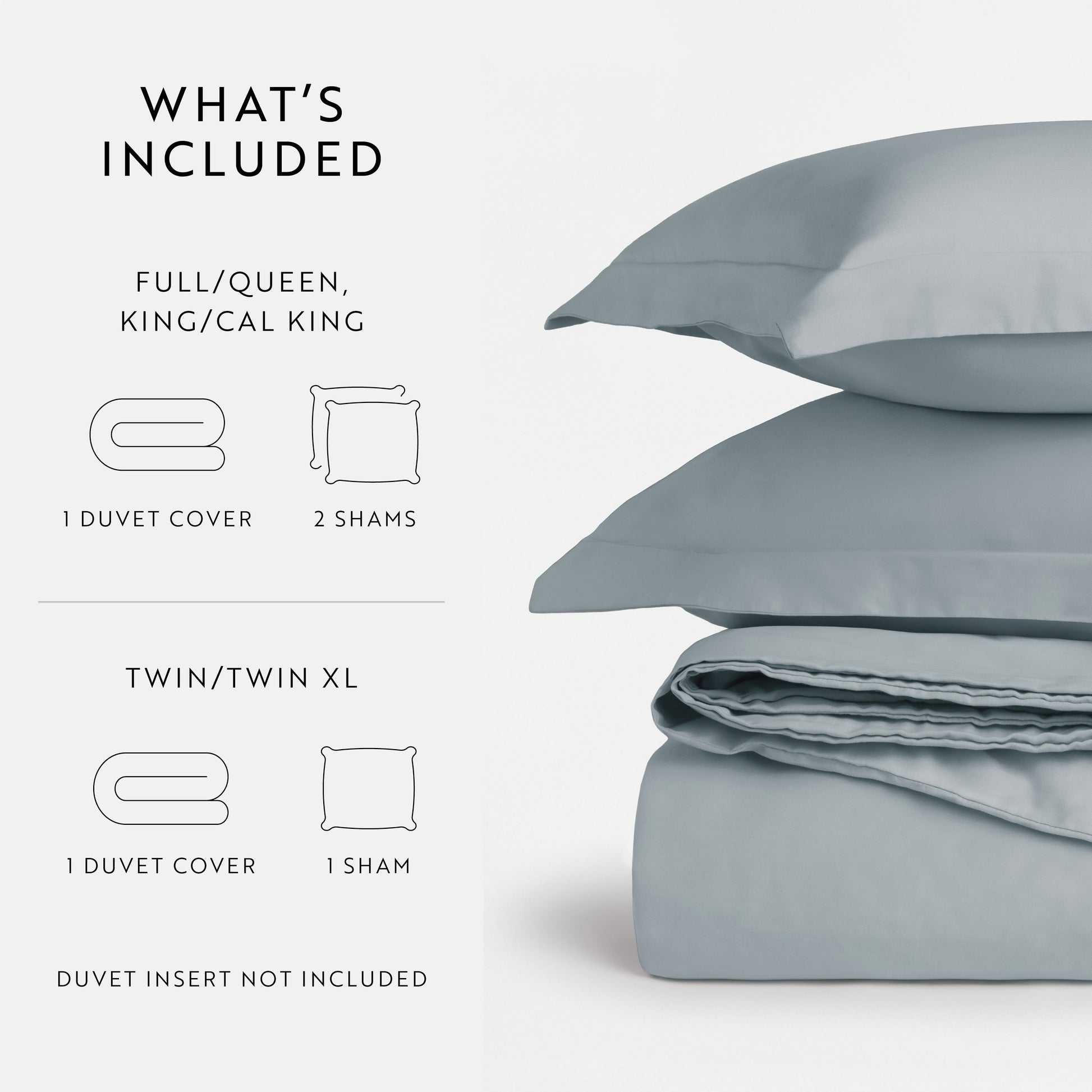 100% Long Staple Cotton Duvet Cover Set