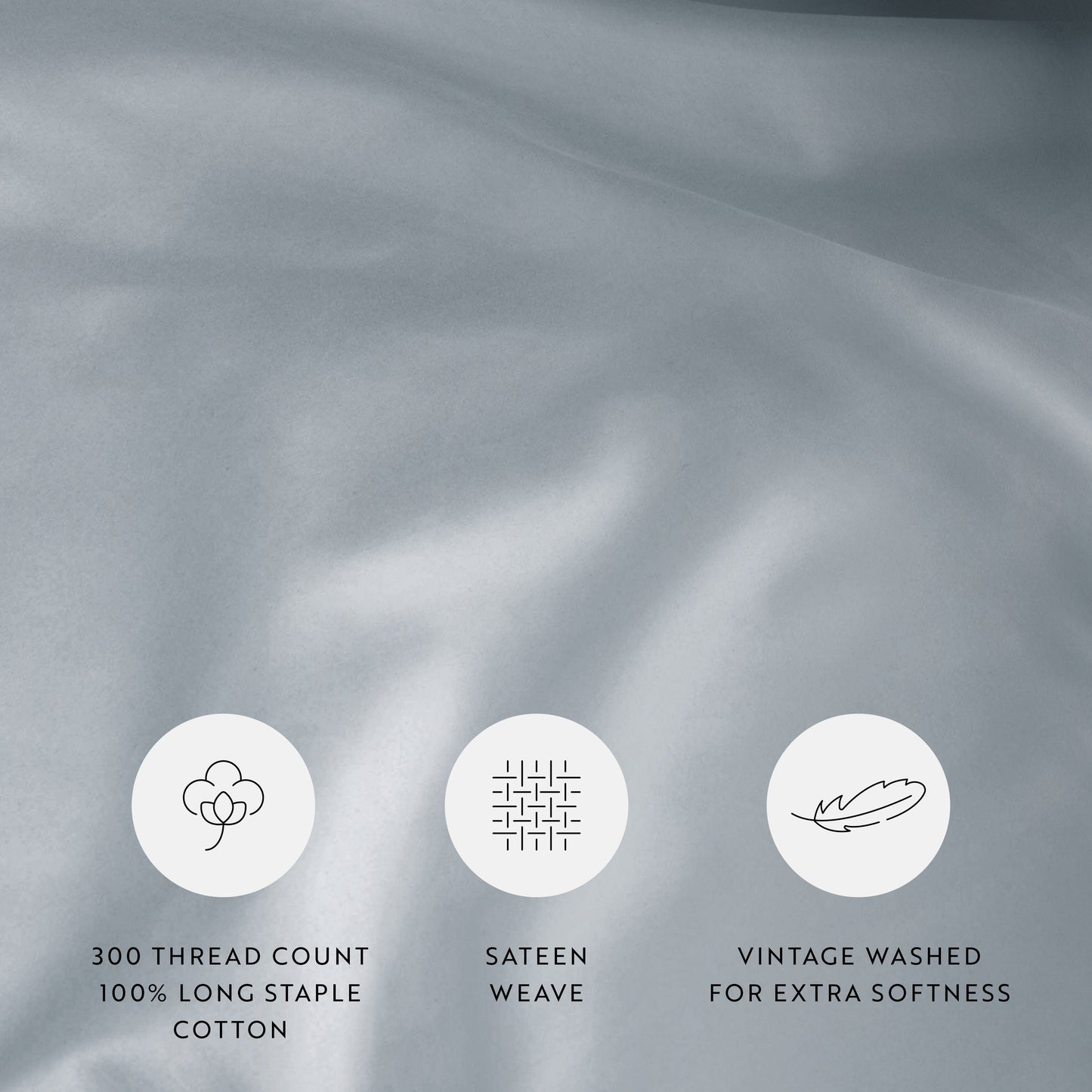 100% Long Staple Cotton Duvet Cover Set