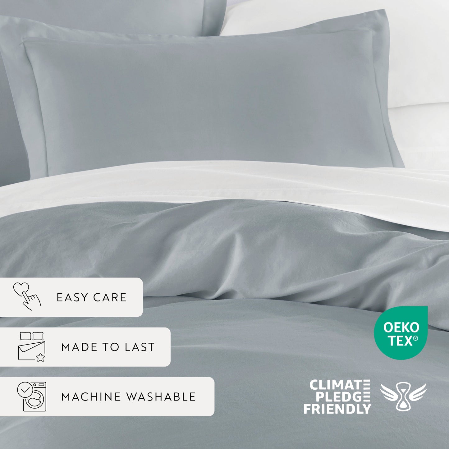 100% Long Staple Cotton Duvet Cover Set