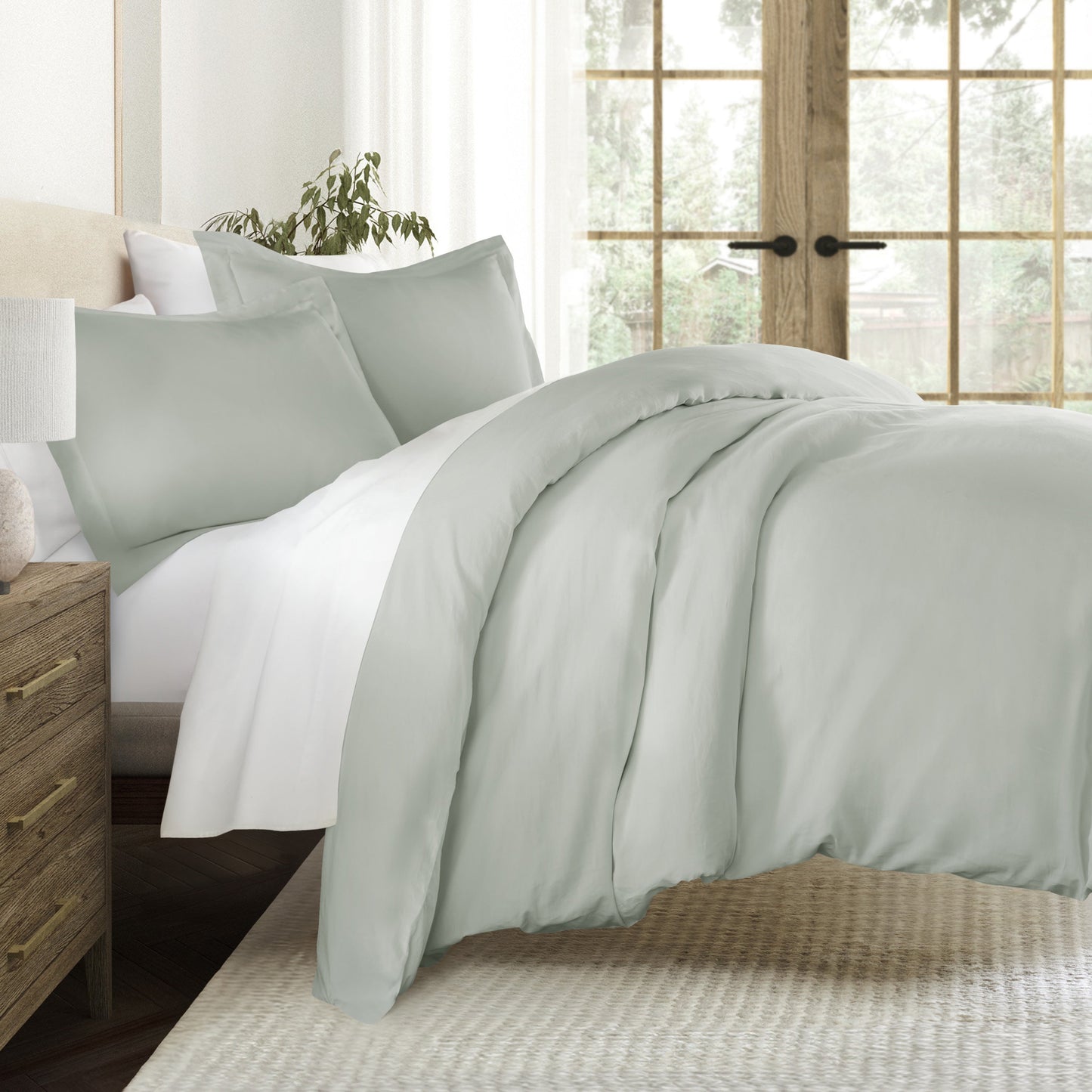 100% Long Staple Cotton Duvet Cover Set