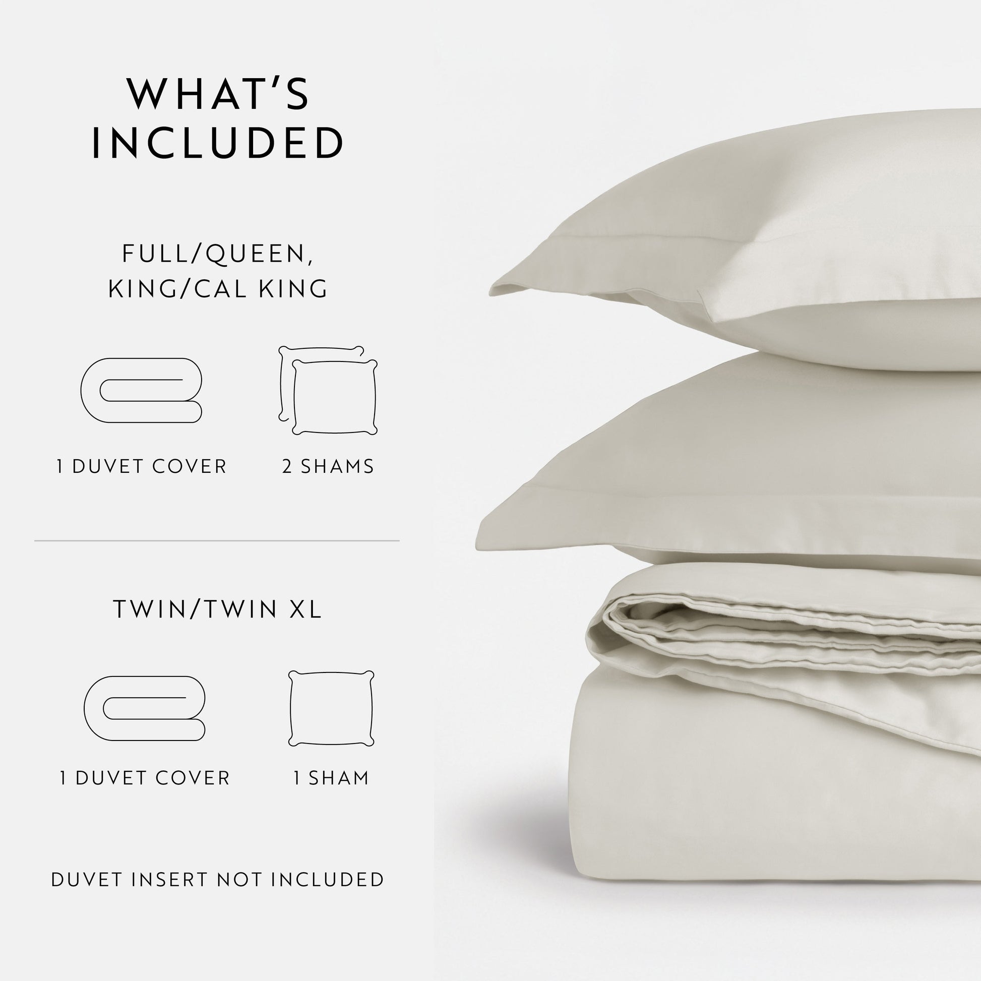 100% Long Staple Cotton Duvet Cover Set