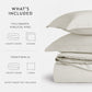 100% Long Staple Cotton Duvet Cover Set